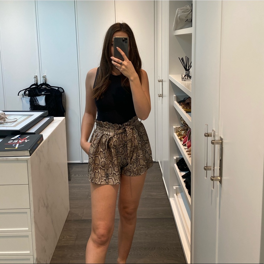Snakeskin Shorts